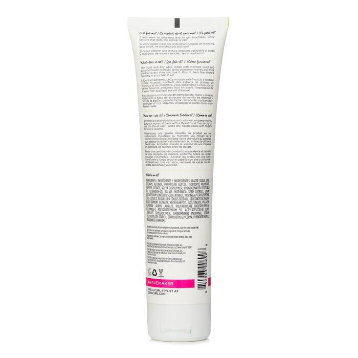 DevaCurl Wave Maker (Mousse Texture Tactile - Texture & Volume) 147.9ml/5oz
