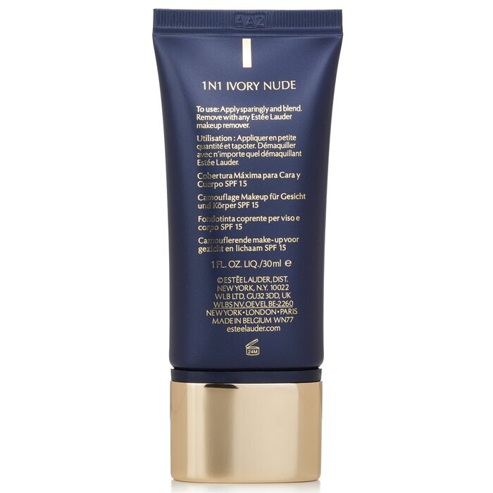 Estee Lauder Double Wear Maximum Cover Camouflage Make Up (Face & Body) SPF15 - 1N1 Ivory Nude 30ml