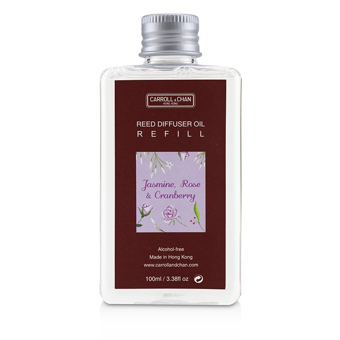 Carroll & Chan Reed Diffuser Nachfüllpackung – Jasmin, Rose & Cranberry 100 ml