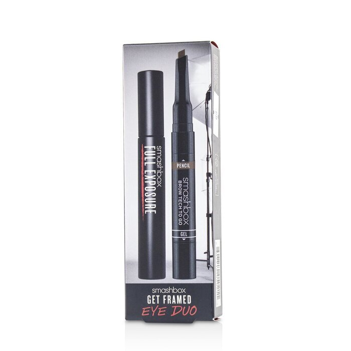 Smashbox Get Framed Eye Duo Set: (1x Full Exposure Mascara, 1x Brow Tech To Go) 2-tlg.