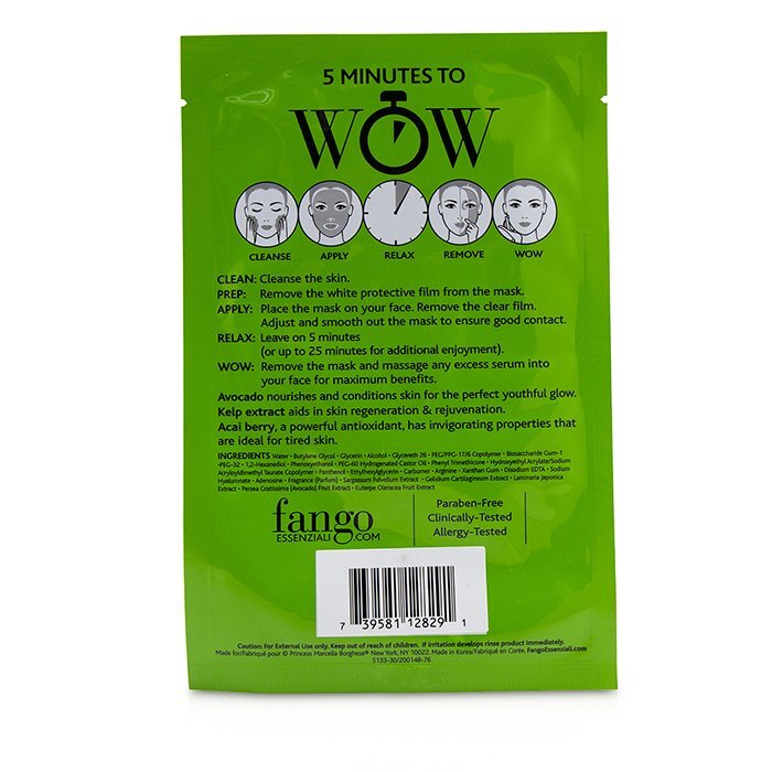 Borghese Fango Essenziali Feuchtigkeitsbehandlungs-Blattmasken 4x25ml/0,83oz