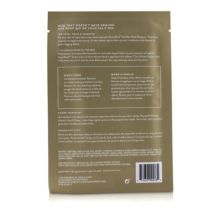 Patchology SmartMud Detox No Mess Schlammmaske 4x16ml/0,54oz