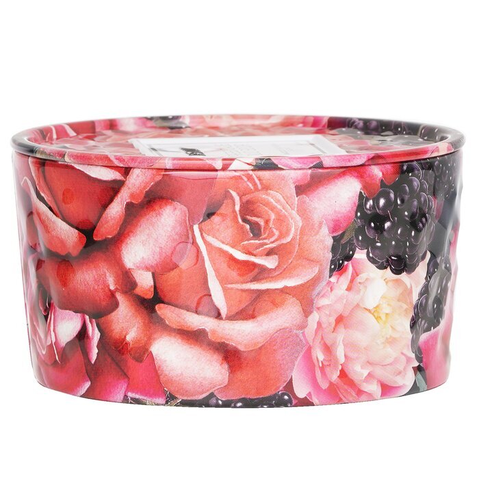 Voluspa Bougie en étain 2 mèches - Mûre Rose Oud 170g/6oz