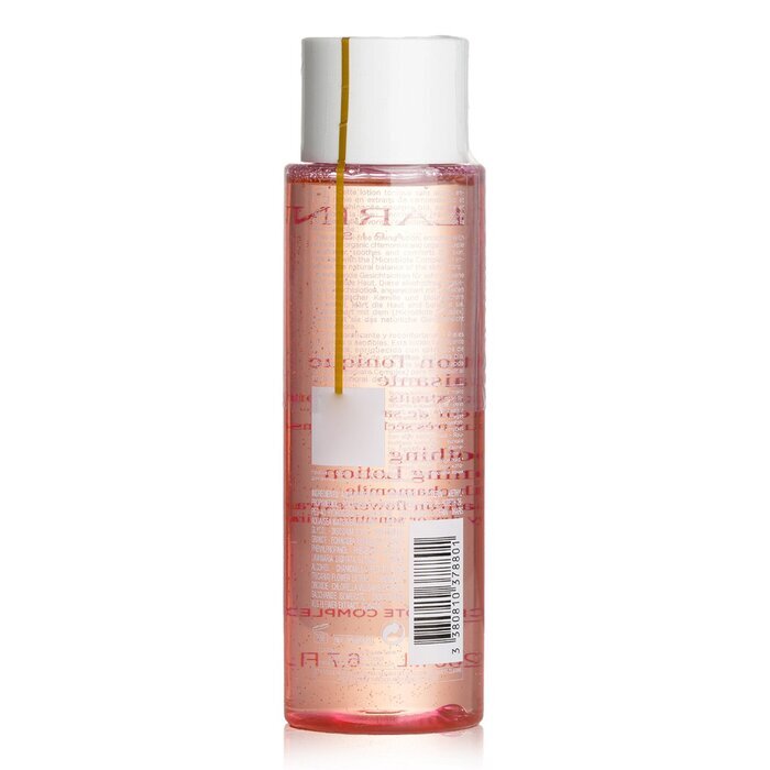 Clarins Beruhigende Toning Lotion mit Kamillen- und Safranblütenextrakten – Sehr trockene oder empfindliche Haut, 200 ml