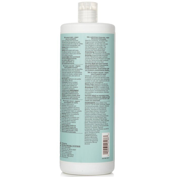 Paul Mitchell Clean Beauty Hydrate Shampoo 1000ml