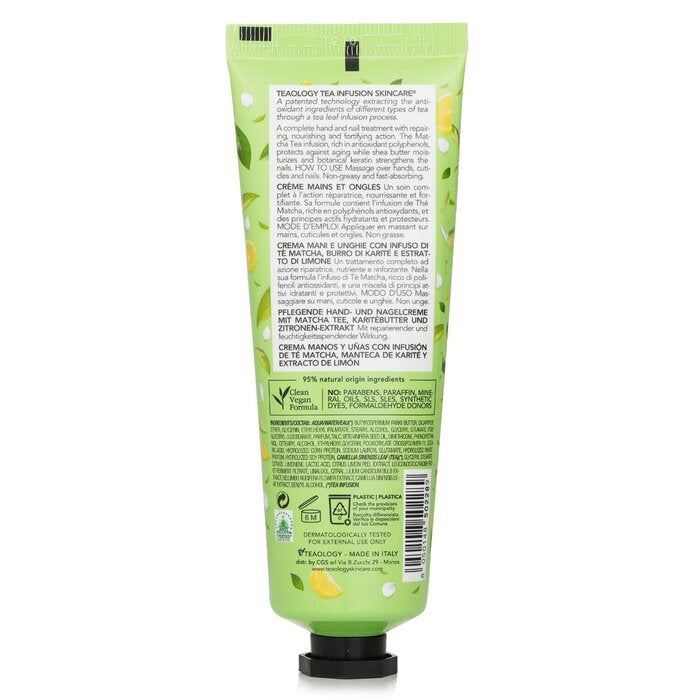 Teaology Matcha-Zitronentee-Hand- und Nagelcreme 75 ml