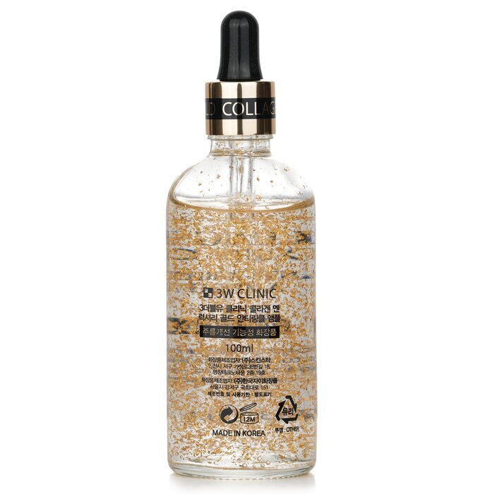 3W Clinic Collagen & Luxury Gold Anti-Falten Ampulle 100ml/3.38oz