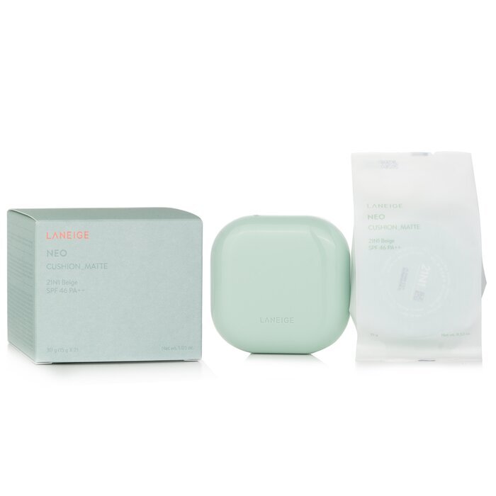 Laneige Neo Cushion Matte SPF46 - Nr. 21N1 Beige 2x15g/1,05oz