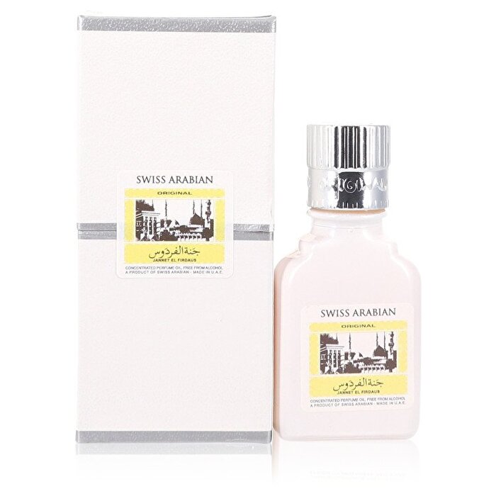 Swiss Arabian Jannet El Firdaus Konzentriertes Parfümöl ohne Alkohol (Unisex White Attar) 9 ml/0,30 oz
