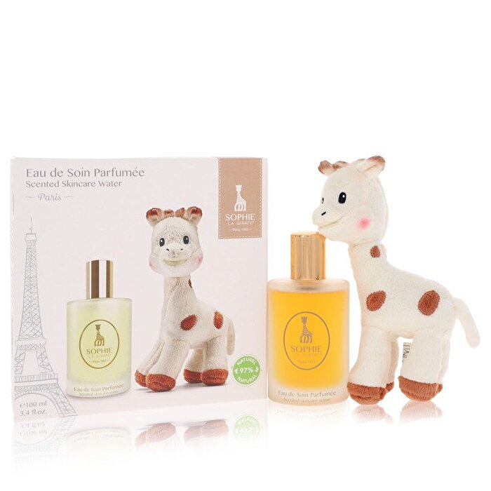 Sophie La Girafe Sophie La Girafe Eau De Soin Parfumee Geschenkset – duftendes Hautpflegewasser (alkoholfrei) + 1 Sophie La Girafe Stofftier