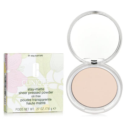 Clinique Poudre Stay Matte Sans Huile - N° 01 Stay Buff 7.6g/0.27oz