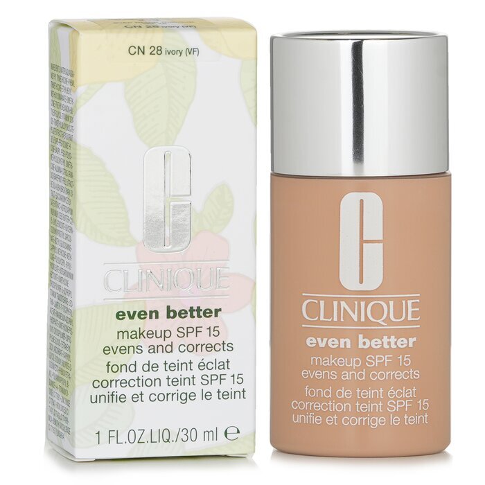 Clinique Even Better Makeup SPF15 (trockene Mischhaut bis fettige Mischhaut) – Nr. 03/CN28 Elfenbein, 30 ml