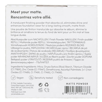 Jane Iredale Pure Matte Finish Powder Refill 9.9g