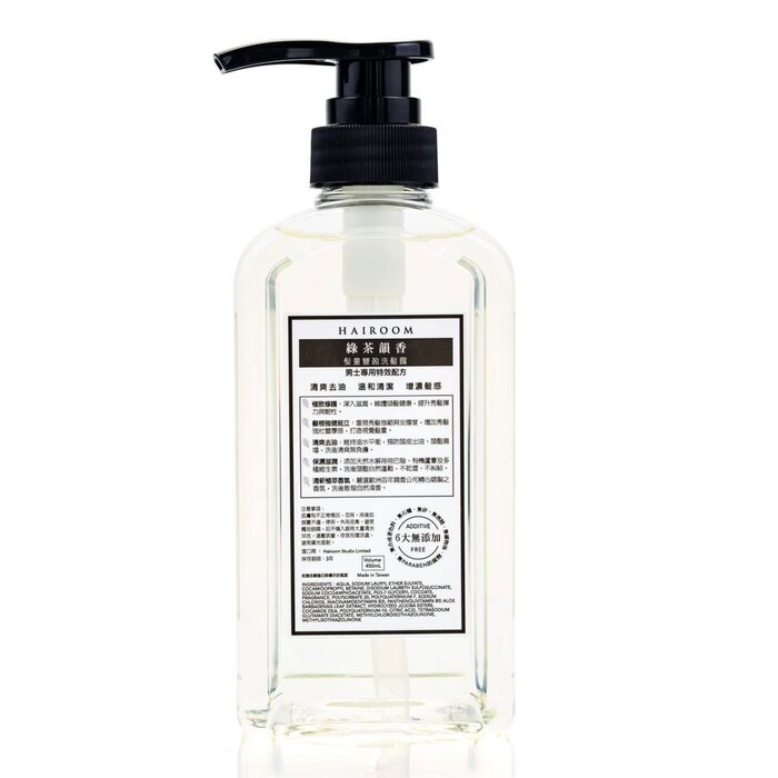 HAIROOM Shampooing Épaississant pour Cheveux (Pour Hommes) - # Thé Vert 450ml