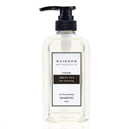 HAIROOM Shampooing Épaississant pour Cheveux (Pour Hommes) - # Thé Vert 450ml