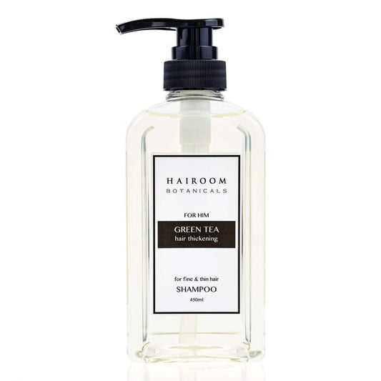 HAIROOM Shampooing Épaississant pour Cheveux (Pour Hommes) - # Thé Vert 450ml