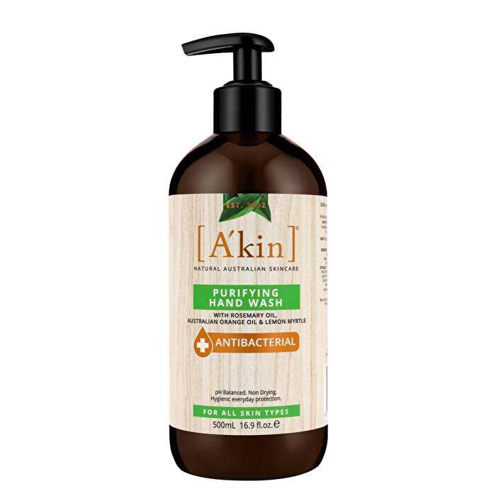 Akin 500ml Gel Nettoyant Mains Purifiant Antibactérien 3 pièces Intérieur