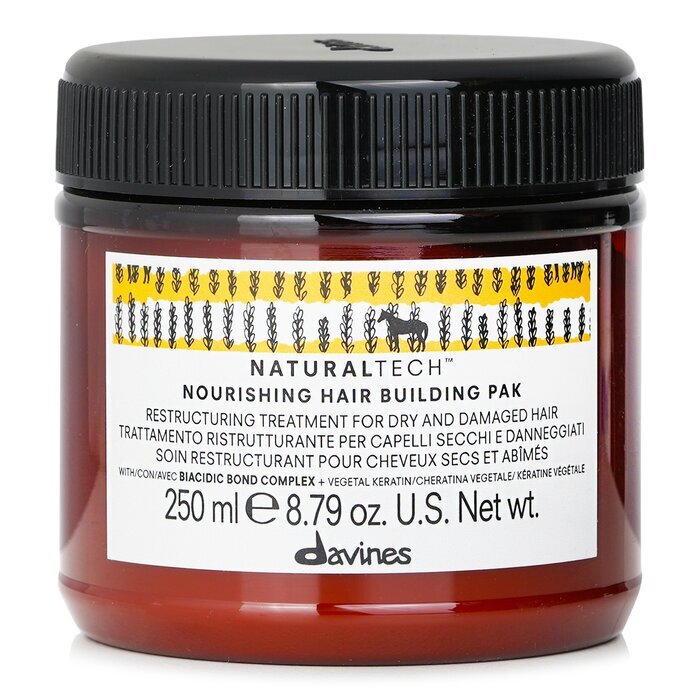 Davines Natural Tech Nourishing Hair Building Pak (Pour cheveux secs et abîmés) 250ml/8.79oz