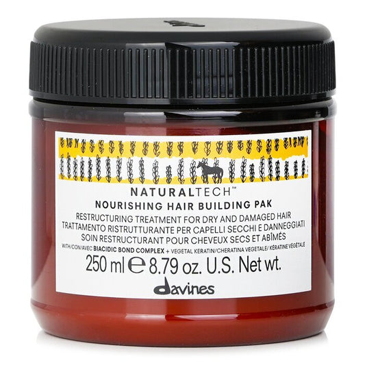 Davines Natural Tech Nourishing Hair Building Pak (Pour cheveux secs et abîmés) 250ml/8.79oz