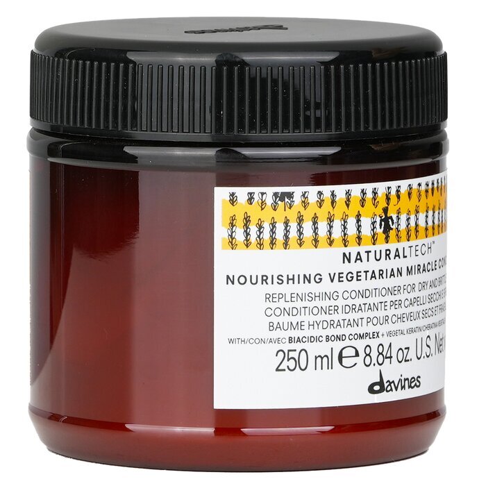 Davines Natural Tech Nourishing Vegetarian Miracle Conditioner (For Dry, Brittle Hair) 250ml