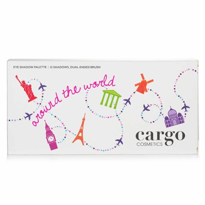 Cargo Around the World Palette de Fards à Paupières (12x Fard à Paupières, 1x Pinceau à Fard) 12x0.8g/0.03oz
