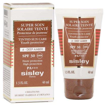 Sisley Super Soin Solaire Tinted Youth Protector SPF 30 UVA PA+++ - 4 Deep Amber 40ml