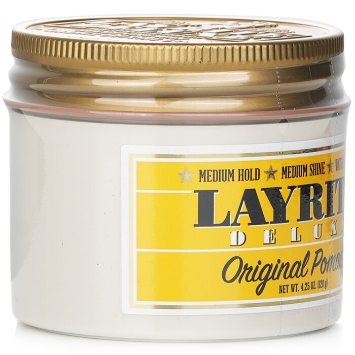 Layrite Original Pomade (mittlerer Halt, mittlerer Glanz, wasserlöslich) 120 g/4,25 oz
