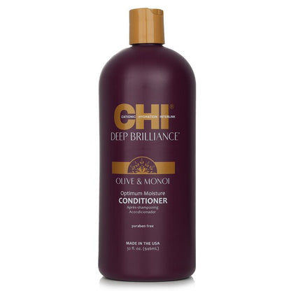CHI Deep Brilliance Olive & Monoi Après-shampoing Hydratation Optimale 946ml/32oz