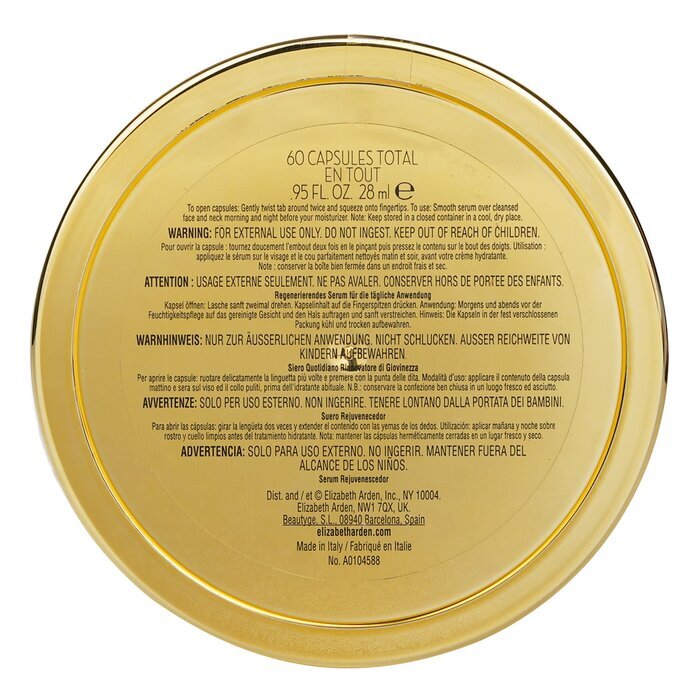 Elizabeth Arden Capsules de Céramide Sérum Quotidien Restauration Jeunesse - AVANCÉ 60caps