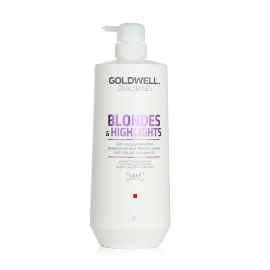 Goldwell Dual Senses Blondes & Highlights Shampooing Anti-Jaunissement (Luminosité pour cheveux blonds) 1000ml/33.8oz