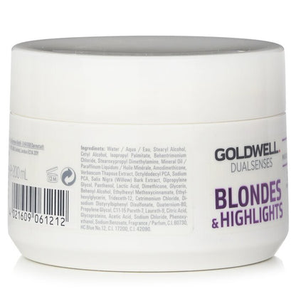 Goldwell Dual Senses Blondes & Highlights Soin 60SEC (Luminosité pour cheveux blonds) 200ml/6.8oz