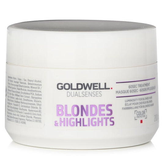 Goldwell Dual Senses Blondes & Highlights Soin 60SEC (Luminosité pour cheveux blonds) 200ml/6.8oz