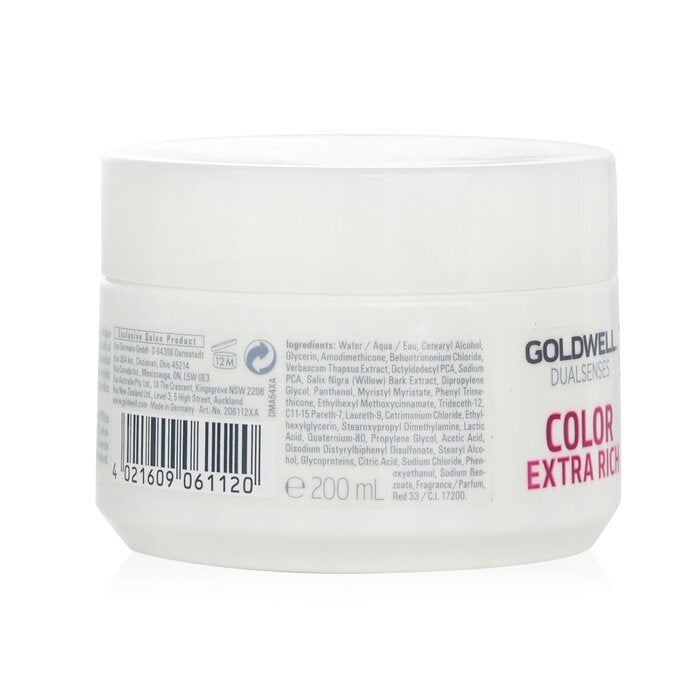 Goldwell Dual Senses Color Extra Rich 60SEC Treatment (Leuchtkraft für grobes Haar) 200ml