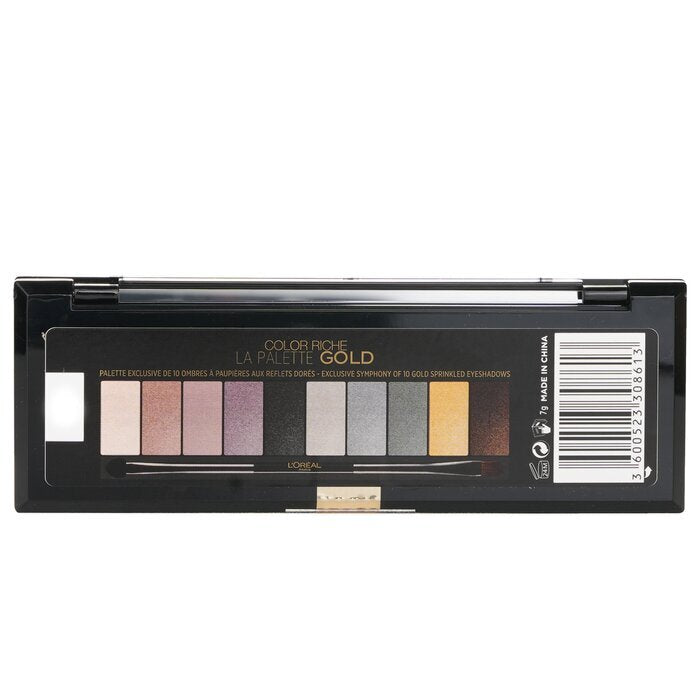 L'Oreal Color Riche Lidschatten-Palette – (Gold) 7 g/0,23 oz