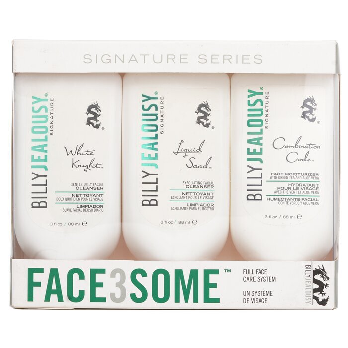 Face3Some Kit: Face Moisturizer + Exfoliating Facial Cleanser + Gentle Daily Facial Cleanser 3pcs 88ml