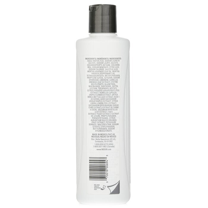 Nioxin Derma Purifying System 1 Cleanser Shampoo (Natural Hair, Light Thinning) 300ml