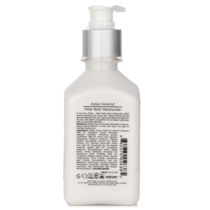 Epicuren Feuchtigkeitscreme nach dem Bad – Kukui-Kokosnuss, 250 ml