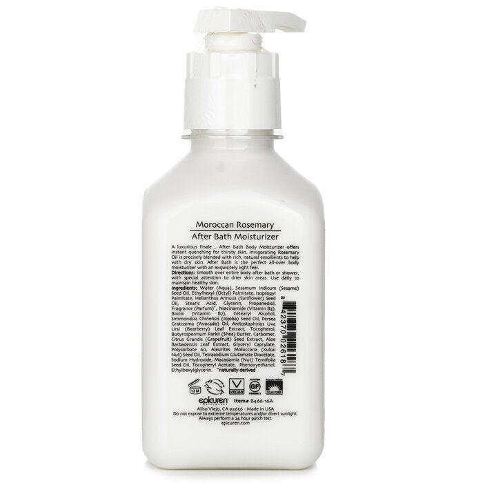 Epicuren Feuchtigkeitscreme nach dem Bad – Marokkanischer Rosmarin, 500 ml
