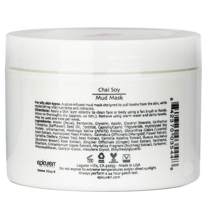 Epicuren Masque Boue au Soja Chai - Pour Peaux Grasses (Taille Salon) 250ml/8oz