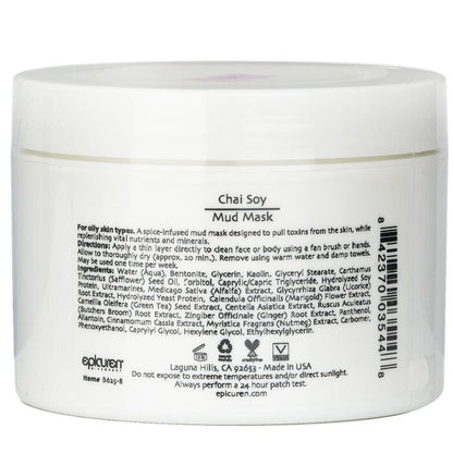 Epicuren Masque Boue au Soja Chai - Pour Peaux Grasses (Taille Salon) 250ml/8oz