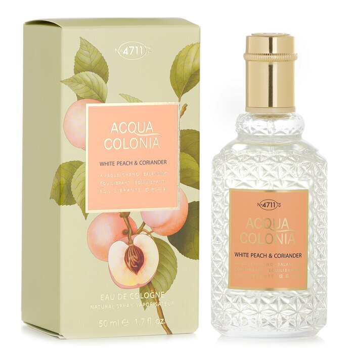 4711 Acqua Colonia White Peach &amp; Coriander Eau de Cologne Spray 50 ml