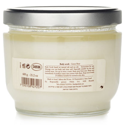 Sabon Körperpeeling - Grüne Rose 600g/21,2oz