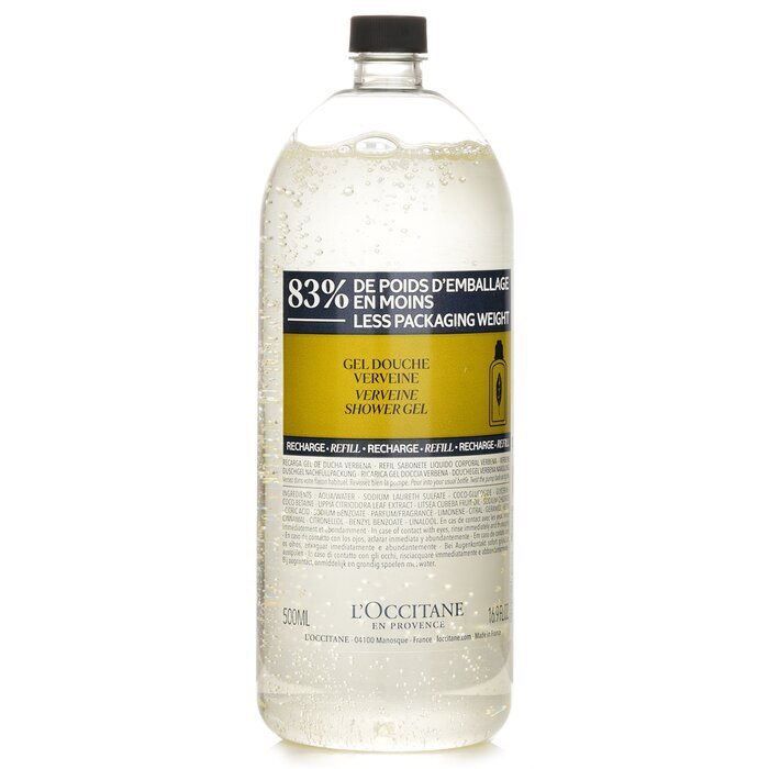 L'Occitane Verveine (Verbena) Shower Gel (Eco-Refill)(Random Packaging) 500ml