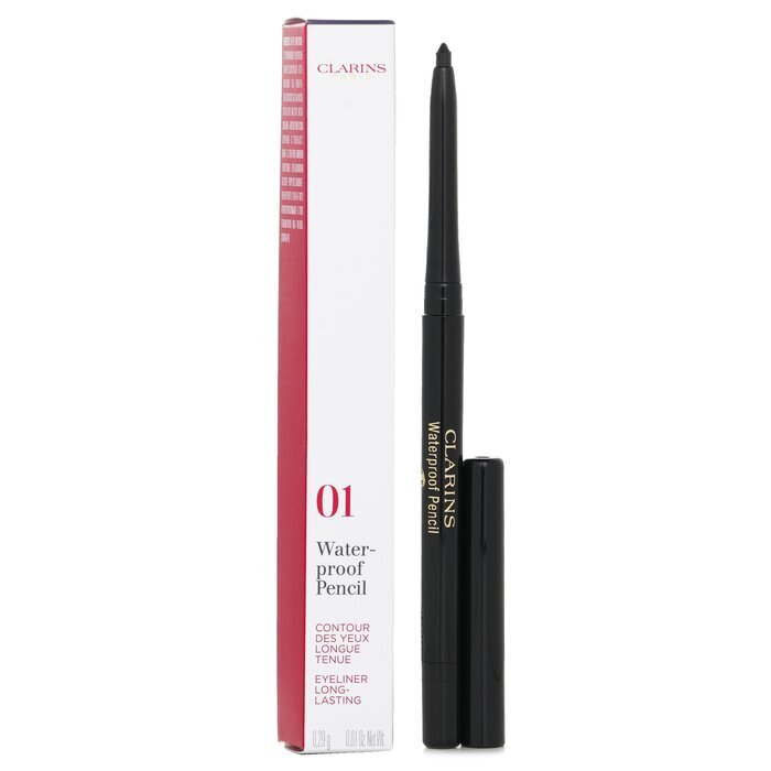 Clarins Crayon Waterproof - # 01 Tulipe Noire 0.29g/0.01oz