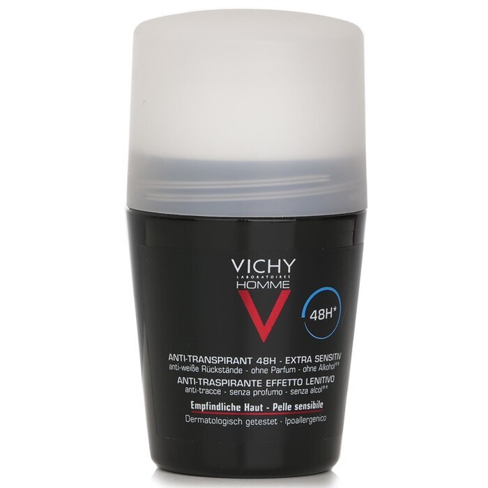 Vichy Homme 48H* Anti-Irritations & Anti Perspirant Roll-On (For Sensitive Skin) 50ml