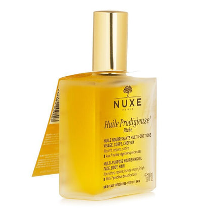 Nuxe Huile Prodigieuse Riche Multi-Purpose Nourishing Oil - For Very Dry Skin 100ml