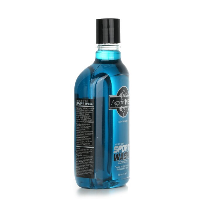 Agadir Huile d'Argan Agadir Men Active Recharge Gel Sportif Cheveux & Corps 508ml/17oz