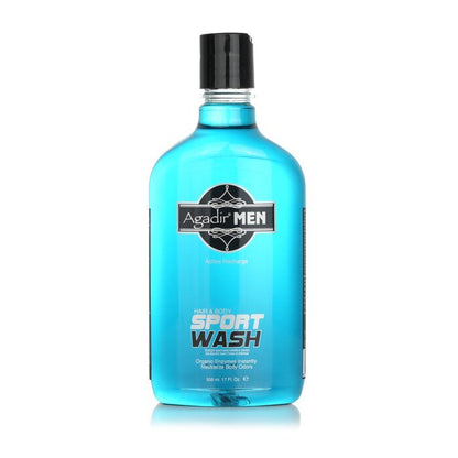 Agadir Huile d'Argan Agadir Men Active Recharge Gel Sportif Cheveux & Corps 508ml/17oz