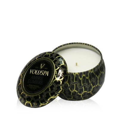 Voluspa Mini Bougie en Boîte - Ambre Lumière 113g/4oz