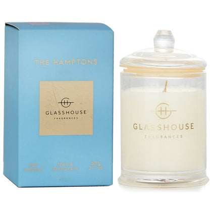 Glasshouse Dreifach duftende Sojakerze - The Hamptons (Teak &amp; Petitgrain) 60 g/2,1 oz